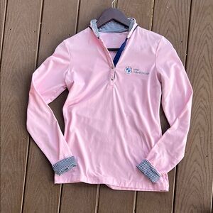 BMW Pink Long Sleeve Women's Golf Top | Size X-Small